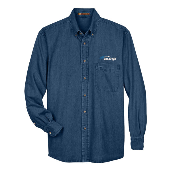 Aura - Men's Denim Shirt Thumbnail