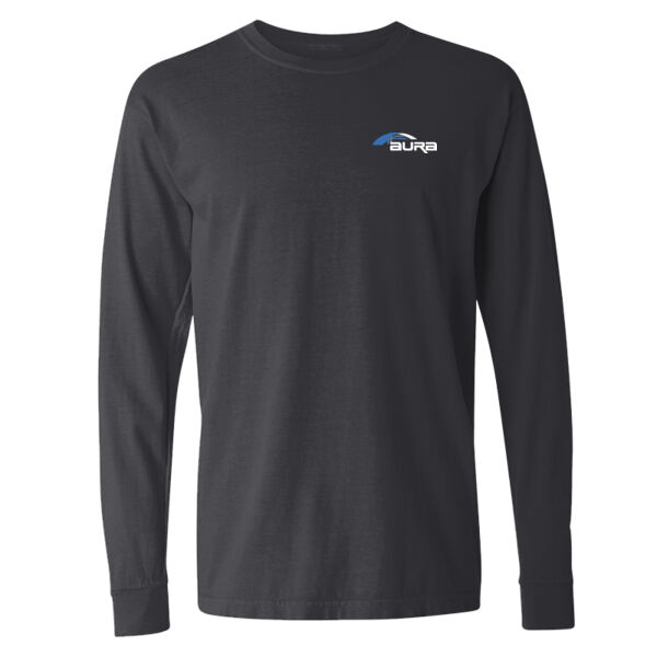 Aura - Garment-Dyed Heavyweight Long Sleeve T-Shirt Thumbnail