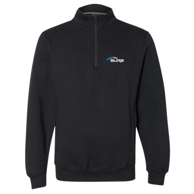 Aura - Dri Power® Quarter-Zip Cadet Collar Sweatshirt Thumbnail