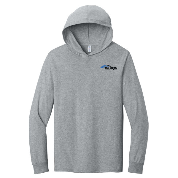 Aura - Classics Unisex Cotton Long Sleeve Hooded T Shirt Thumbnail